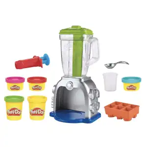 Hasbro Play-Doh Kitchen Creations Swirlin' Smoothies Blender Playset 5 Cans 198 g (7 oz) miniatura 3