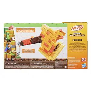 Hasbro Nerf Minecraft Firebrand Dart Blasting Axe 6 Darts (40 cm) miniatura 4