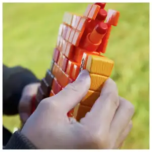 Hasbro Nerf Minecraft Firebrand Dart Blasting Axe 6 Darts (40 cm) miniatura 8