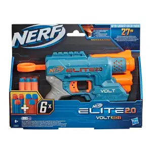Hasbro Nerf Elite 2.0 Volt SD-1 Dart Blaster 6 Darts (24 cm) miniatura 2