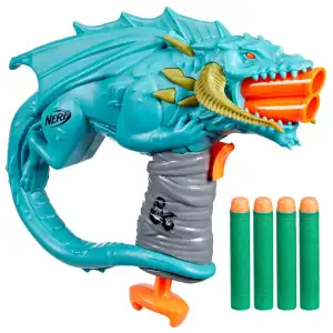 Hasbro Nerf Dungeons & Dragons Honor Among Thieves Rakor Dart Blaster 4 Darts (25 cm) miniatura 1