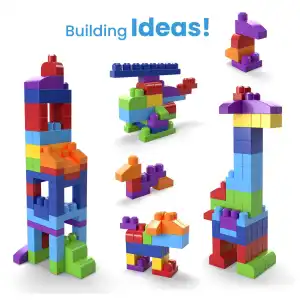 Mattel Fisher-Price MEGA Bloks Big Building Bag 80 Pcs miniatura 3