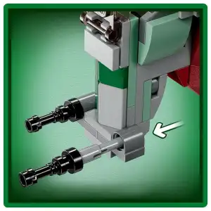 LEGO Star Wars 75344 Boba Fett’s Starship Microfighter 85 Pcs miniatura 7