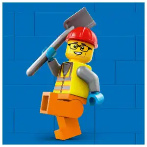 LEGO City 60401 Construction Steamroller 78 Pcs miniatura 5