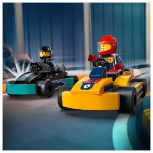 LEGO City 60400 Go-Karts and Race Drivers 99 Pcs miniatura 6