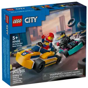LEGO City 60400 Go-Karts and Race Drivers 99 Pcs miniatura 2
