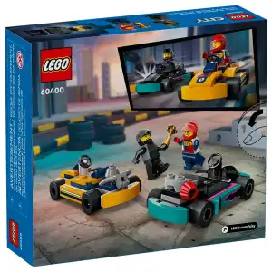LEGO City 60400 Go-Karts and Race Drivers 99 Pcs miniatura 4