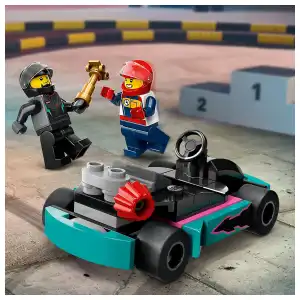 LEGO City 60400 Go-Karts and Race Drivers 99 Pcs miniatura 7