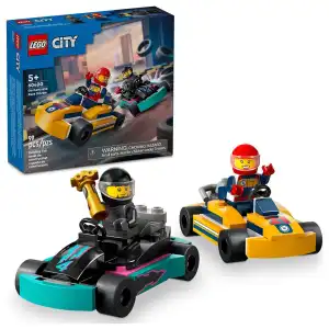 LEGO City 60400 Go-Karts and Race Drivers 99 Pcs miniatura 1