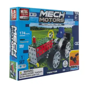 Metal Tech Mech Motors Tractor 174 Pcs miniatura 1