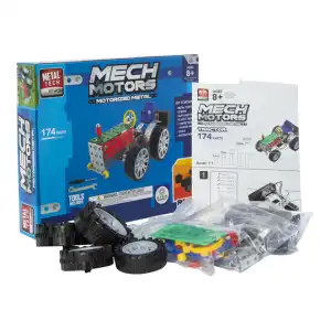 Metal Tech Mech Motors Tractor 174 Pcs miniatura 2