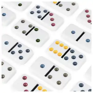 Spin Master Game Gallery Double-Six Dominoes miniatura 3