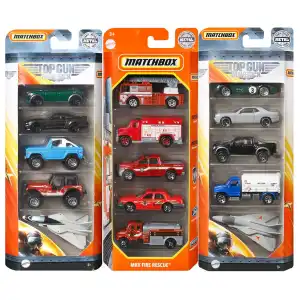 Mattel Matchbox Die-Cast 5 Pack Of 1:64 Scale Vehicles miniatura 4