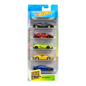 Mattel Hot Wheels Die-Cast 5 Pack Of 1:64 Scale Vehicles miniatura 2