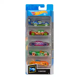 Mattel Hot Wheels Die-Cast 5 Pack Of 1:64 Scale Vehicles miniatura 8