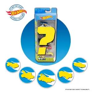 Mattel Hot Wheels Die-Cast 5 Pack Of 1:64 Scale Vehicles miniatura 1