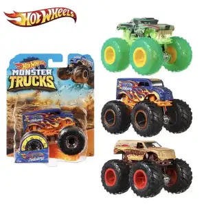Mattel Hot Wheels Die-Cast Monster Trucks 1:24 Scale Vehicle miniatura 1