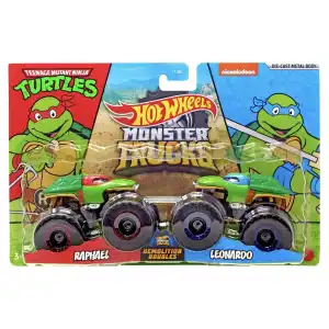 Mattel Hot Wheels Die-Cast Monster Trucks 2 Pack 1:24 Scale Vehicle miniatura 7