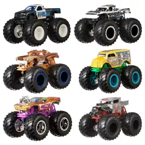 Mattel Hot Wheels Die-Cast Monster Trucks 2 Pack 1:24 Scale Vehicle miniatura 9