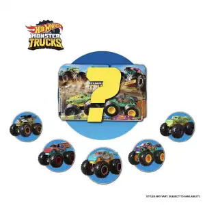 Mattel Hot Wheels Die-Cast Monster Trucks 2 Pack 1:24 Scale Vehicle miniatura 1