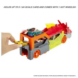 Mattel Hot Wheels City Dragon Launch Transporter (34 cm) miniatura 5