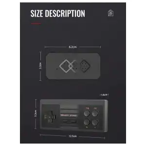 8-Bit Entertainment System Extreme Mini Game Box 620 Classic Games miniatura 3