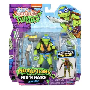 Playmates Toys Tales Of The Teenage Mutant Ninja Turtles Mutations Mix ‘N Match Leonardo (11 cm) miniatura 2