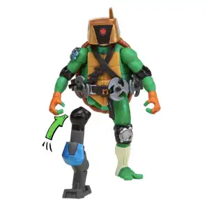 Playmates Toys Tales Of The Teenage Mutant Ninja Turtles Mutations Mix ‘N Match Michelangelo (11 cm) miniatura 5