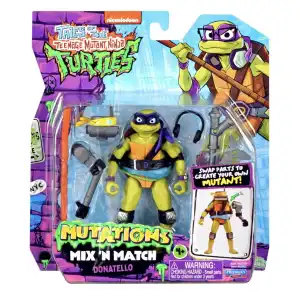 Playmates Toys Tales Of The Teenage Mutant Ninja Turtles Mutations Mix ‘N Match Donatello (11 cm) miniatura 2