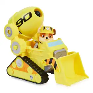 Spin Master Nickelodeon Paw Patrol The Movie Rubble Deluxe Vehicle (17 cm) miniatura 3