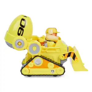 Spin Master Nickelodeon Paw Patrol The Movie Rubble Deluxe Vehicle (17 cm) miniatura 4