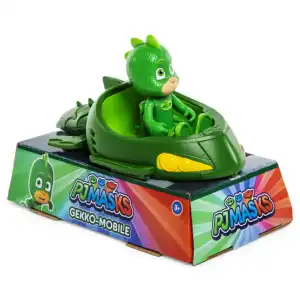 Hasbro PJ Masks Power Heroes Gekko-Mobile (15 cm) miniatura 1