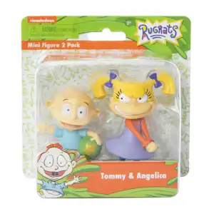 Just Play Nickelodeon Rugrats Mini Figure 2 Pack Tommy & Angelica (7 cm) miniatura 2