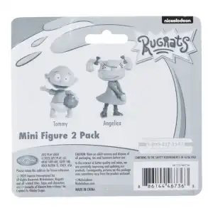 Just Play Nickelodeon Rugrats Mini Figure 2 Pack Tommy & Angelica (7 cm) miniatura 4