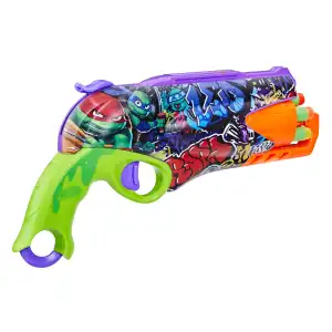 Hasbro Nerf Nickelodeon Teenage Mutant Ninja Turtles Mutant Mayhem Dart Blaster 10 Darts (29 cm) miniatura 5