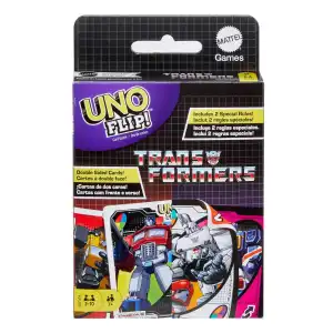 Mattel UNO Flip! Transformers Card Game miniatura 1