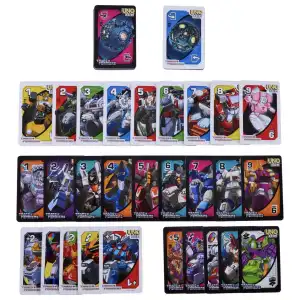 Mattel UNO Flip! Transformers Card Game miniatura 6