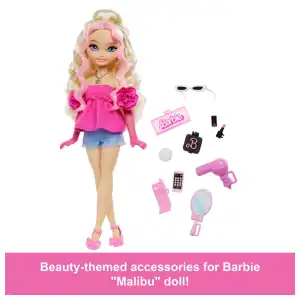 Mattel Barbie Dream Besties Barbie "Malibu" (29 cm) miniatura 5