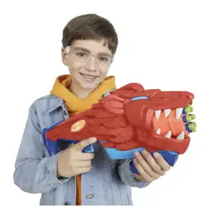 Hasbro Nerf Wild Lionfury Easy-Play Dart Blaster 8 Darts (28 cm) miniatura 9
