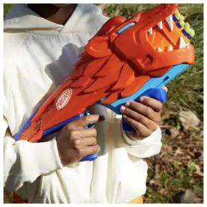 Hasbro Nerf Wild Lionfury Easy-Play Dart Blaster 8 Darts (28 cm) miniatura 7