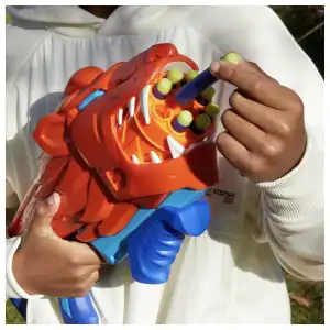 Hasbro Nerf Wild Lionfury Easy-Play Dart Blaster 8 Darts (28 cm) miniatura 6