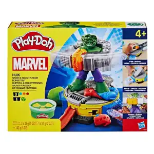 Hasbro Play-Doh Marvel Hulk Smash & Squish Playset 4 Cans 142 g (5 oz) miniatura 2