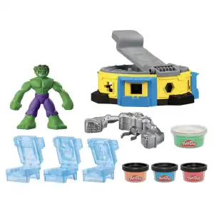 Hasbro Play-Doh Marvel Hulk Smash & Squish Playset 4 Cans 142 g (5 oz) miniatura 3