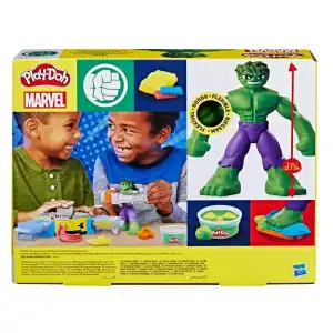 Hasbro Play-Doh Marvel Hulk Smash & Squish Playset 4 Cans 142 g (5 oz) miniatura 4