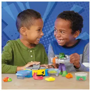 Hasbro Play-Doh Marvel Hulk Smash & Squish Playset 4 Cans 142 g (5 oz) miniatura 7