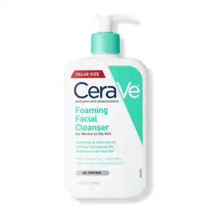 CeraVe Foaming Facial Cleanser For Normal to Oily Skin 473 mL (16 oz) miniatura 1