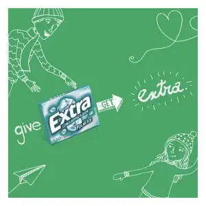 Wrigley’s Extra Long Lasting Flavor Sugarfree Chewing Gum Polar Ice 15 Pcs miniatura 3