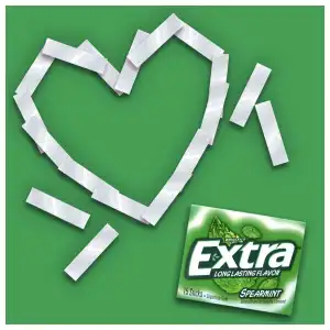 Wrigley’s Extra Long Lasting Flavor Sugarfree Chewing Gum Spearmint 15 Pcs miniatura 5