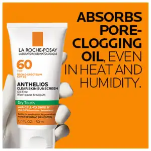 La Roche-Posay Anthelios Clear Skin Sunscreen Dry Touch For Face Broad Spectrum SPF 60 50 mL (1.7 oz) miniatura 6