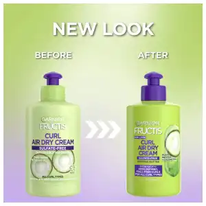 Garnier Fructis Curl Air Dry Cream Defining Butter Plant Protein + Coconut Oil 300 mL (10.2 oz) miniatura 7